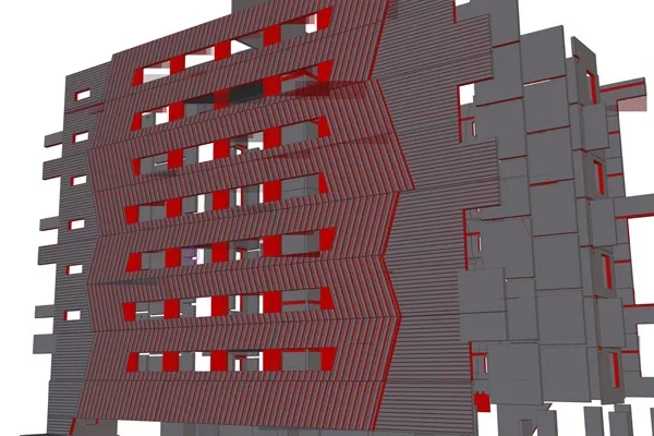 Architectural Precast Detailing done by Advenser